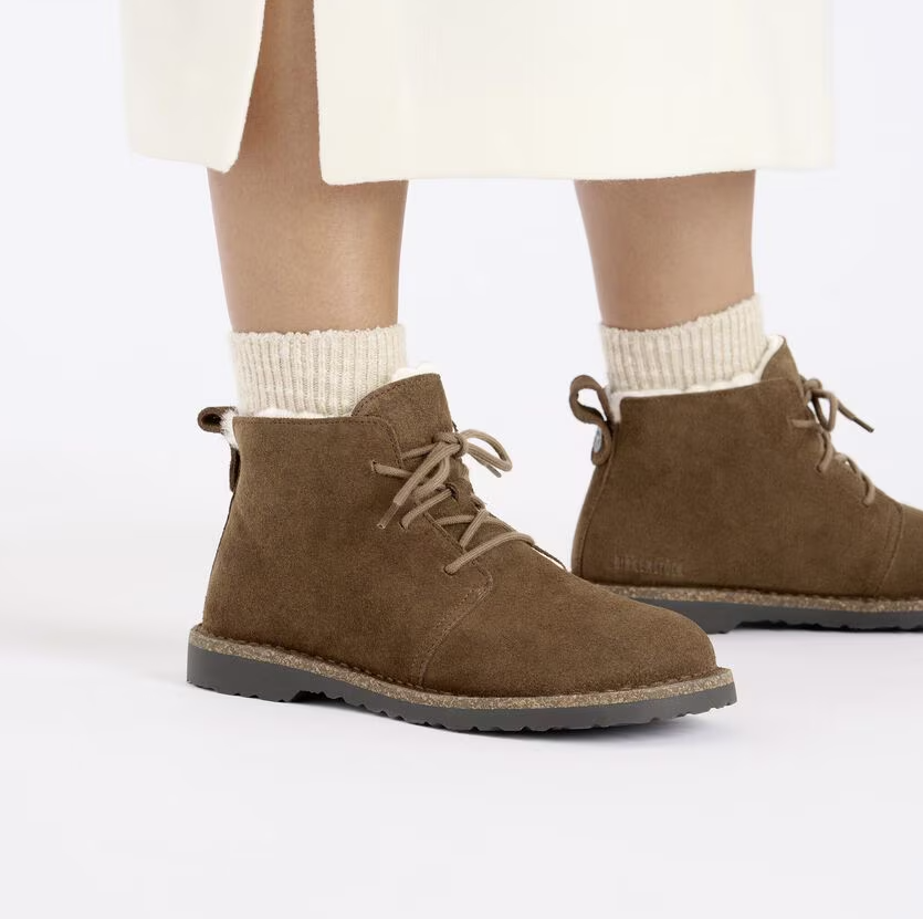 Uppsala Mid Shearling Dark Tea Narrow