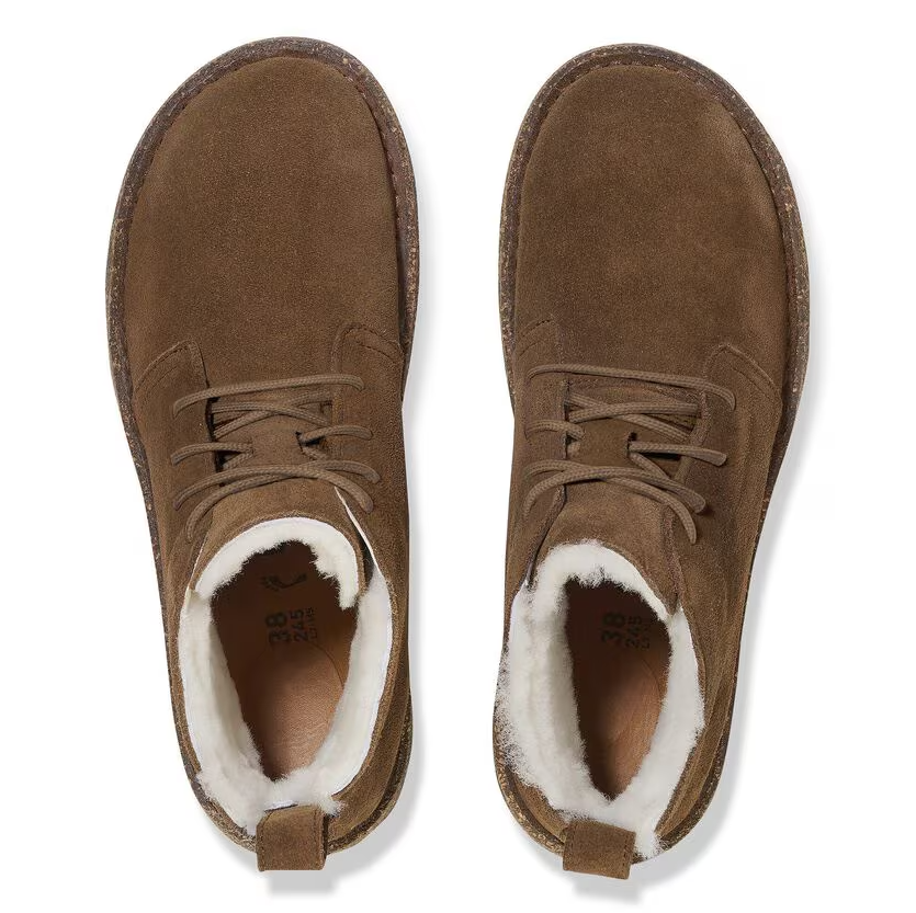 Uppsala Mid Shearling Dark Tea Narrow