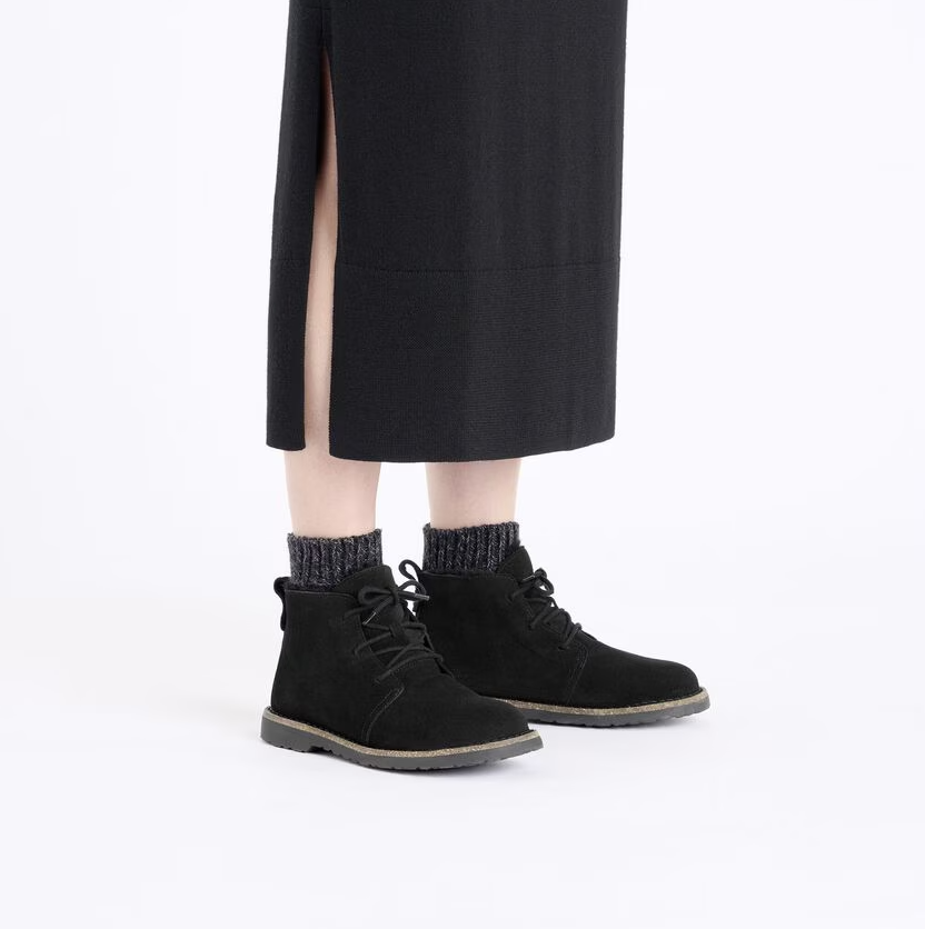 Uppsala Mid Shearling Black narrow