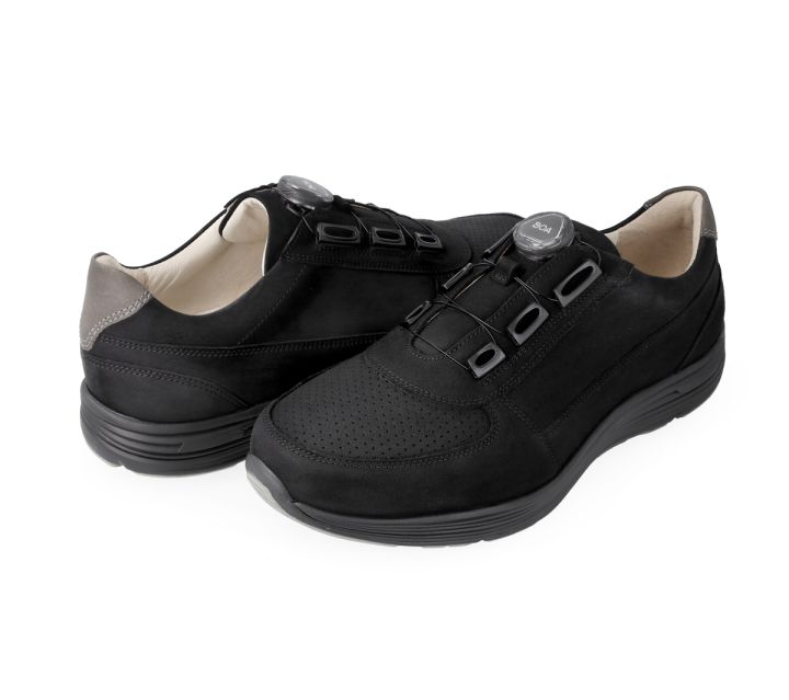 Thore Black Nubuck