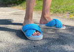 Woven blue