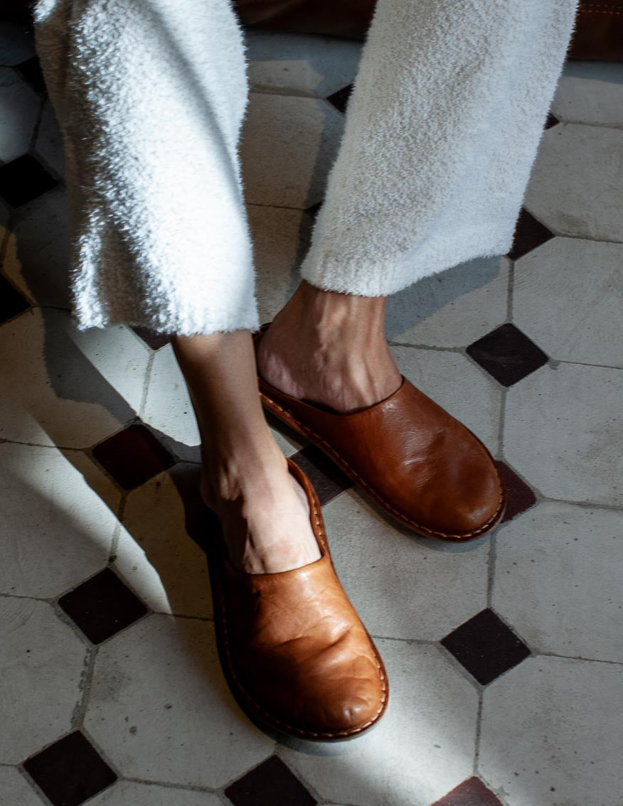 Roma Leather Cognac Brown