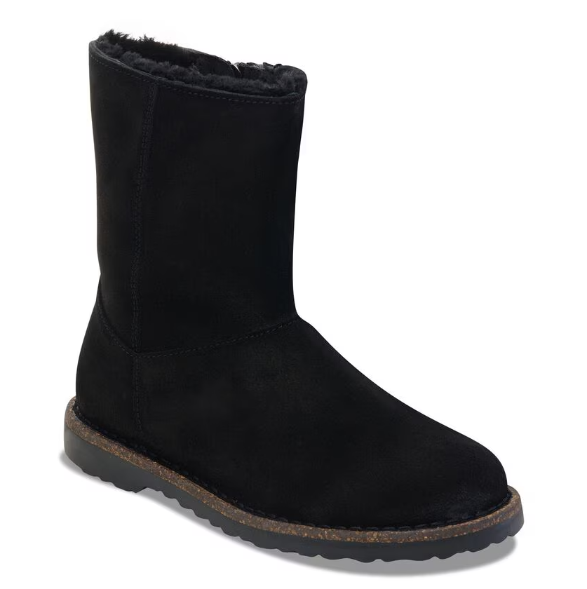 Uppsala Zip Shearling Black Narrow