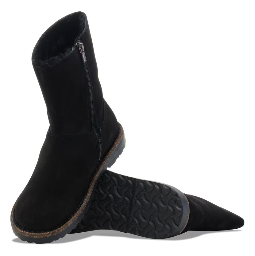 Uppsala Zip Shearling Black Narrow