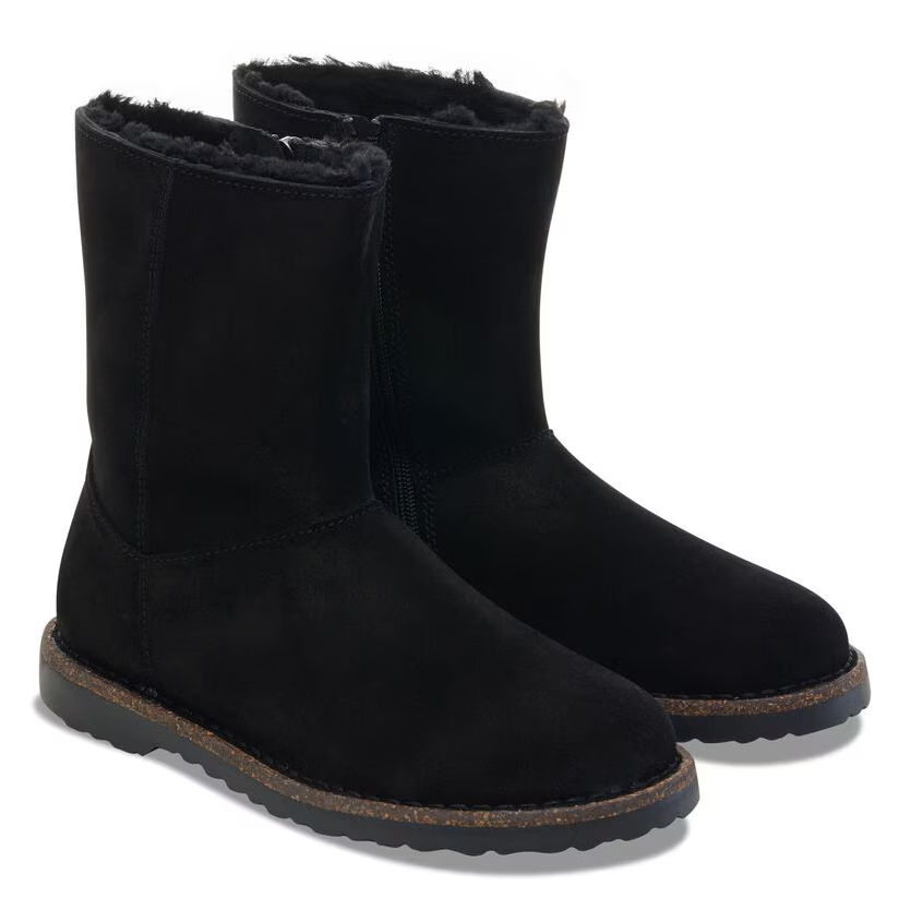 Uppsala Zip Shearling Black Narrow