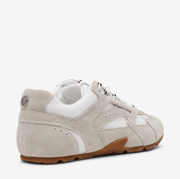 Asiel White Suede