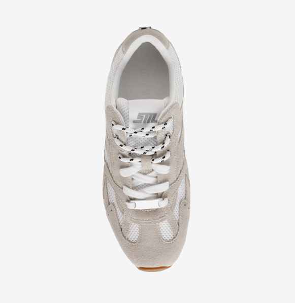 Asiel White Suede