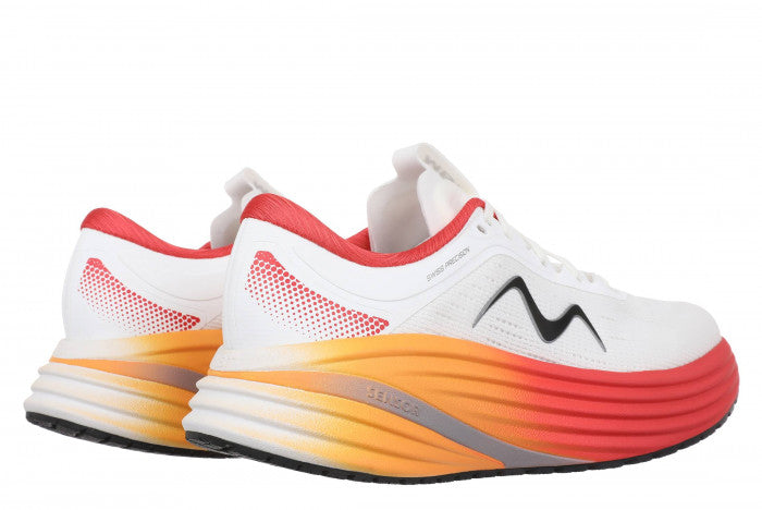 M-3000-2 Lace Up White/Red