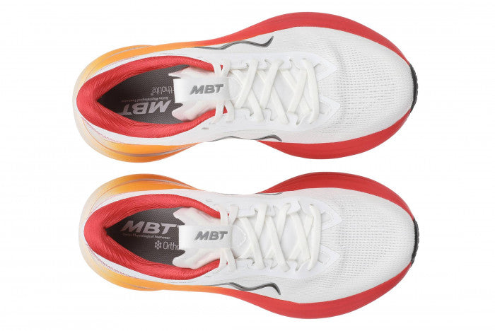M-3000-2 Lace Up White/Red