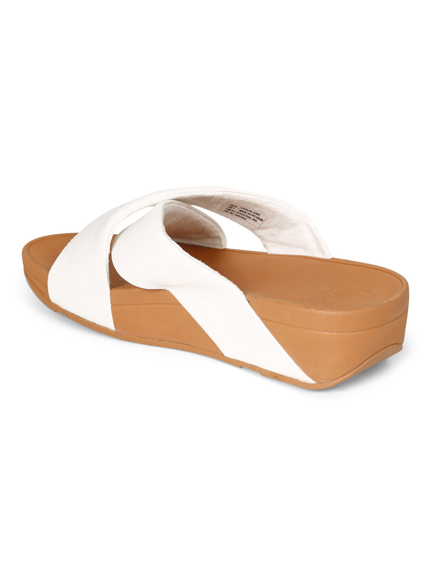 Lulu Cross Slide Sandals-Leather BN 64
